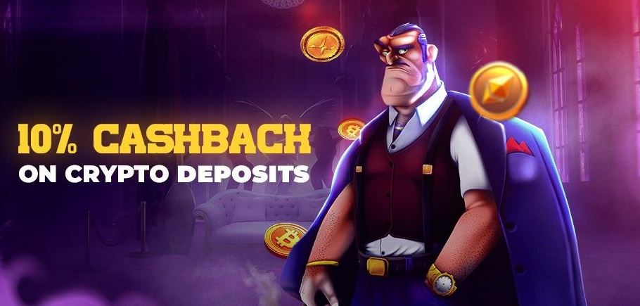 Get cashback bonus when depositing with cryptocurrency at Donbet